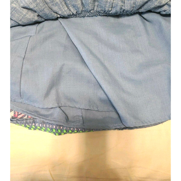 Cat & Jack Boho Skirt Drawstring Tassels Embroider - Picture 6 of 8